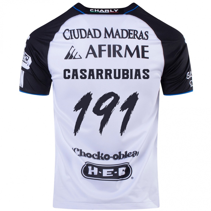 Damen Fußball Aaron Casarrubias #191 Schwarz Blau Heimtrikot Trikot 2024/25 T-Shirt Luxemburg