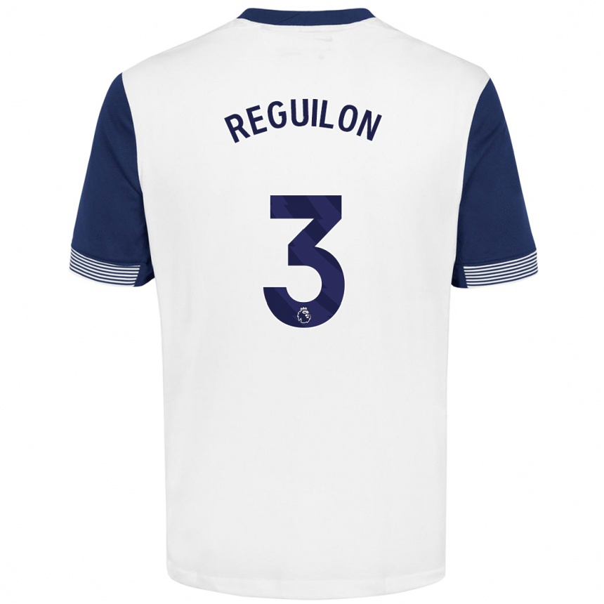 Kinder Fußball Sergio Reguilon #3 Weiß Blau Heimtrikot Trikot 2024/25 T-Shirt Luxemburg