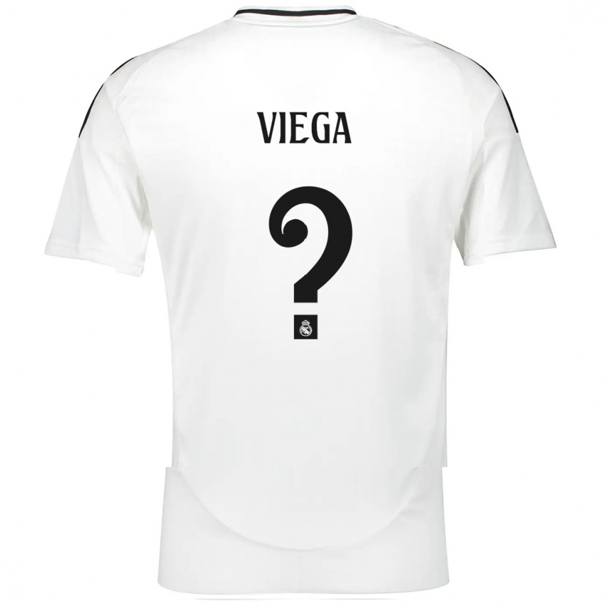 Kinder Fußball Marcos Viega #0 Weiß Heimtrikot Trikot 2024/25 T-Shirt Luxemburg