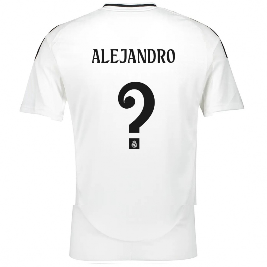 Kinder Fußball Alejandro Hernández #0 Weiß Heimtrikot Trikot 2024/25 T-Shirt Luxemburg