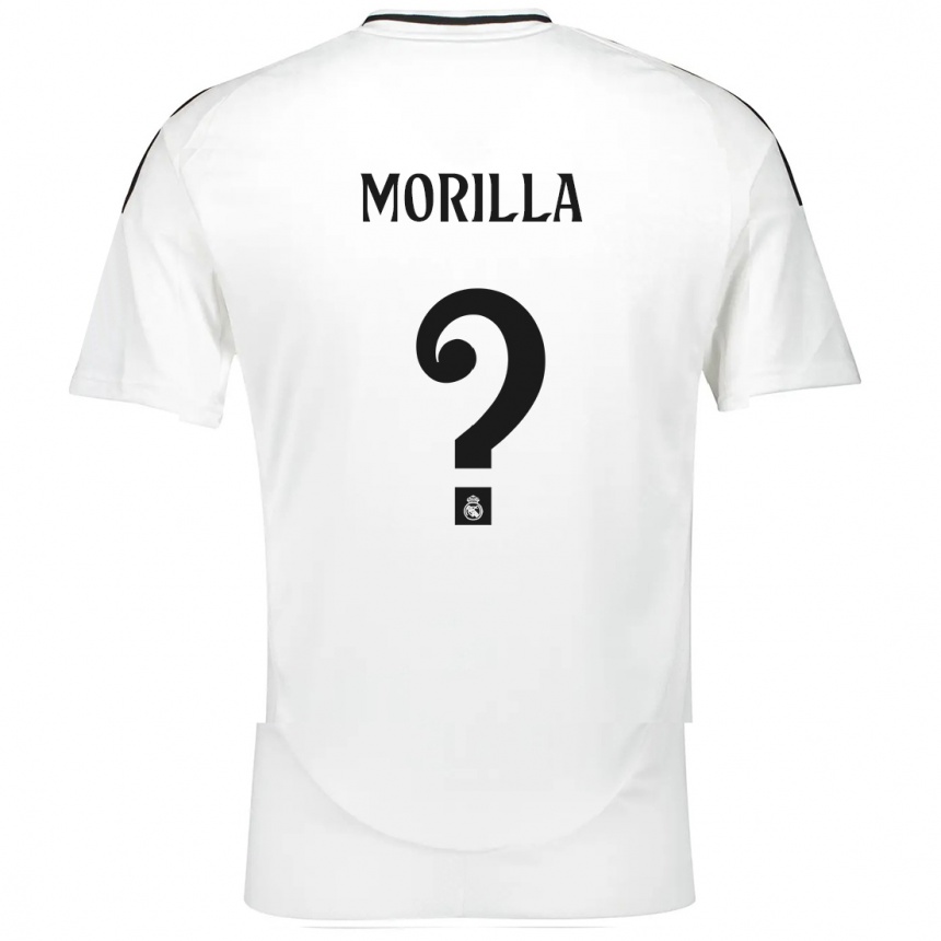 Kinder Fußball Jairo Morilla #0 Weiß Heimtrikot Trikot 2024/25 T-Shirt Luxemburg