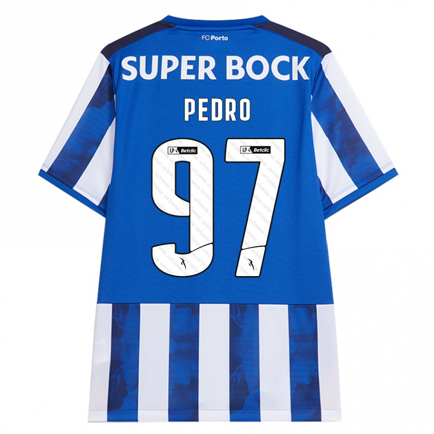 Kinder Fußball Zé Pedro #97 Blau Weiß Heimtrikot Trikot 2024/25 T-Shirt Luxemburg