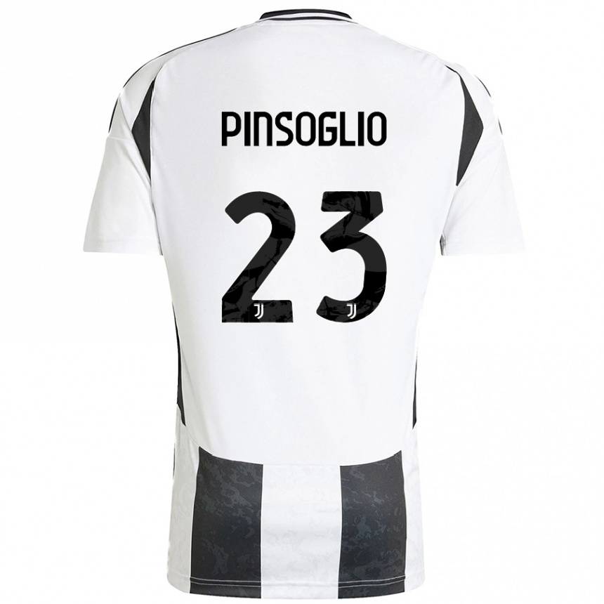 Kinder Fußball Carlo Pinsoglio #23 Weiß Schwarz Heimtrikot Trikot 2024/25 T-Shirt Luxemburg