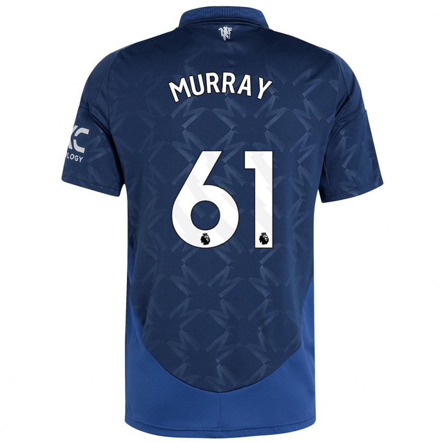 Kinder Fußball Sam Murray #61 Indigo Auswärtstrikot Trikot 2024/25 T-Shirt Luxemburg