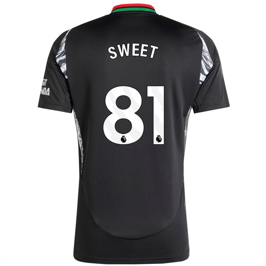 Kinder Fußball Will Sweet #81 Schwarz Auswärtstrikot Trikot 2024/25 T-Shirt Luxemburg