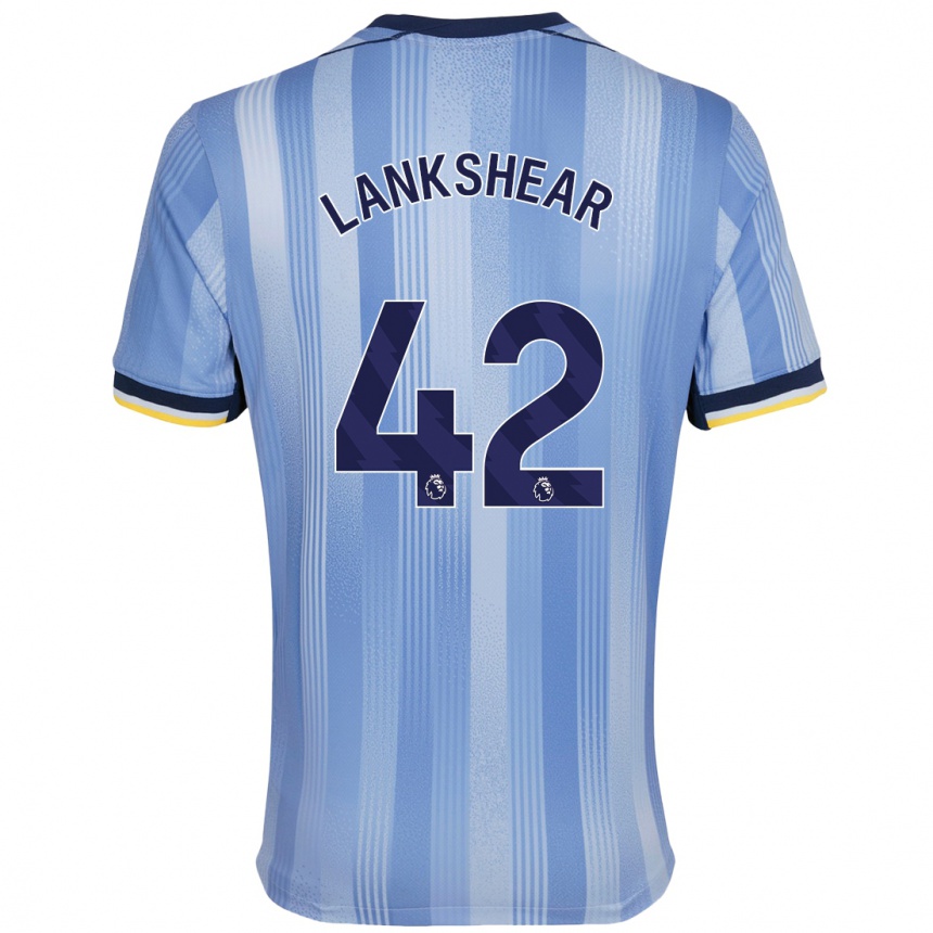 Kinder Fußball Will Lankshear #42 Hellblau Auswärtstrikot Trikot 2024/25 T-Shirt Luxemburg