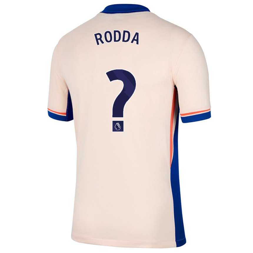 Kinder Fußball Harry Rodda #0 Hellbeige Auswärtstrikot Trikot 2024/25 T-Shirt Luxemburg