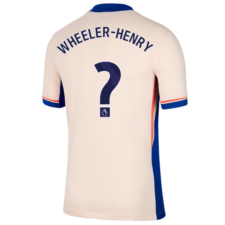 Kinder Fußball Joseph Wheeler-Henry #0 Hellbeige Auswärtstrikot Trikot 2024/25 T-Shirt Luxemburg