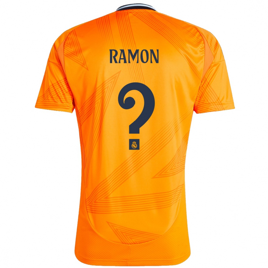 Kinder Fußball Jacobo Ramon #0 Orange Auswärtstrikot Trikot 2024/25 T-Shirt Luxemburg