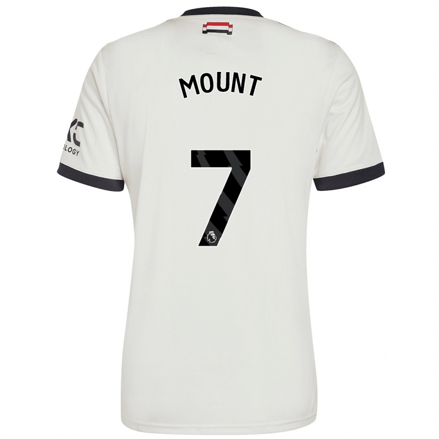 Kinder Fußball Mason Mount #7 Cremeweiß Ausweichtrikot Trikot 2024/25 T-Shirt Luxemburg