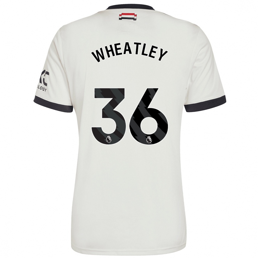 Kinder Fußball Ethan Wheatley #36 Cremeweiß Ausweichtrikot Trikot 2024/25 T-Shirt Luxemburg