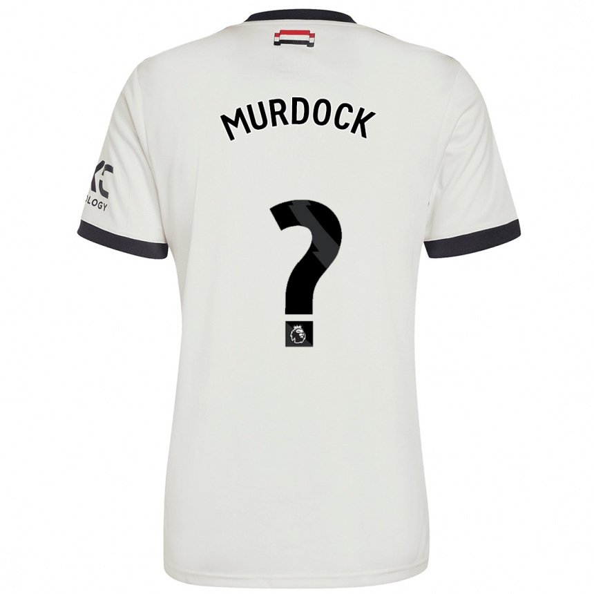 Kinder Fußball Will Murdock #0 Cremeweiß Ausweichtrikot Trikot 2024/25 T-Shirt Luxemburg