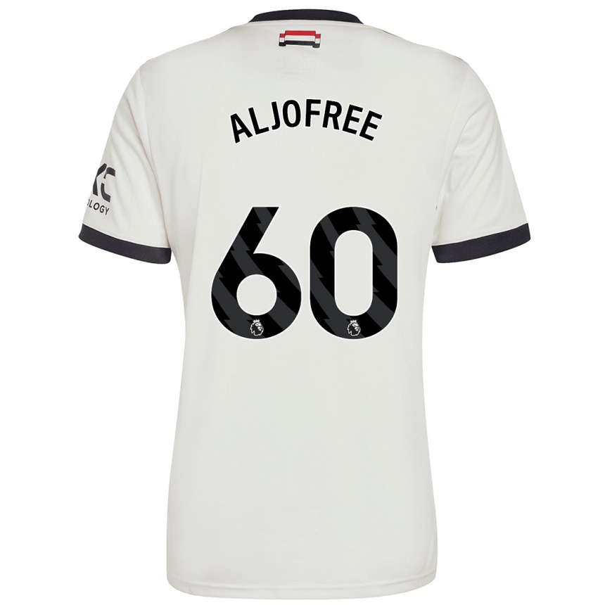 Kinder Fußball Sonny Aljofree #60 Cremeweiß Ausweichtrikot Trikot 2024/25 T-Shirt Luxemburg