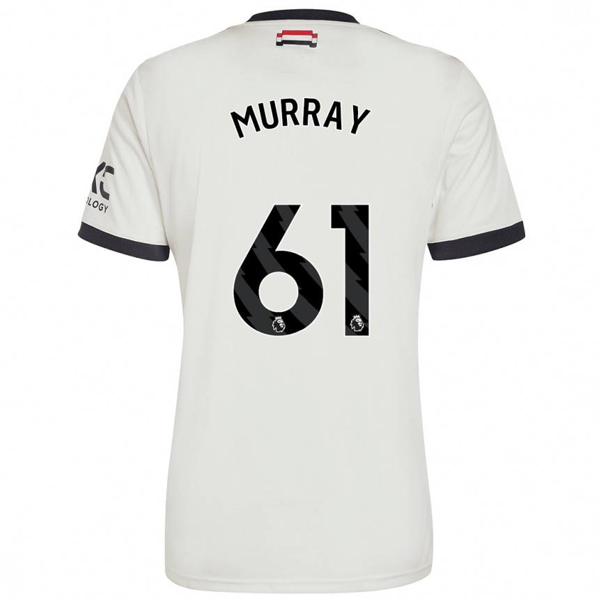 Kinder Fußball Sam Murray #61 Cremeweiß Ausweichtrikot Trikot 2024/25 T-Shirt Luxemburg