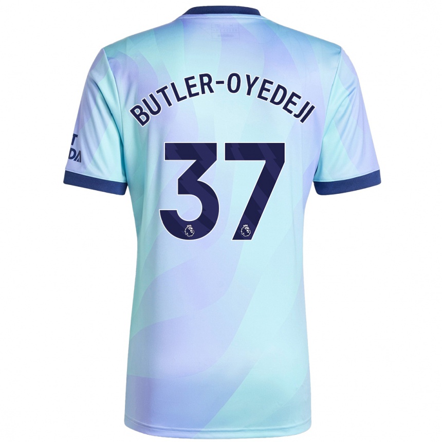 Kinder Fußball Nathan Butler-Oyedeji #37 Aquamarin Ausweichtrikot Trikot 2024/25 T-Shirt Luxemburg