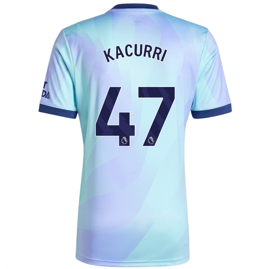 Kinder Fußball Maldini Kacurri #47 Aquamarin Ausweichtrikot Trikot 2024/25 T-Shirt Luxemburg