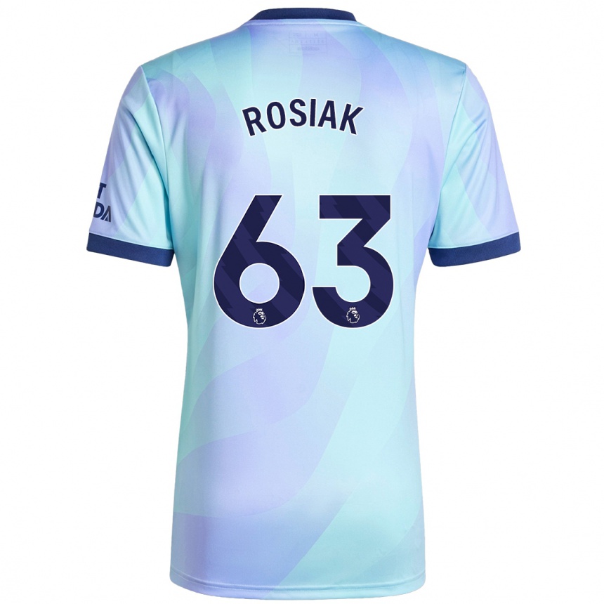 Kinder Fußball Michal Rosiak #63 Aquamarin Ausweichtrikot Trikot 2024/25 T-Shirt Luxemburg