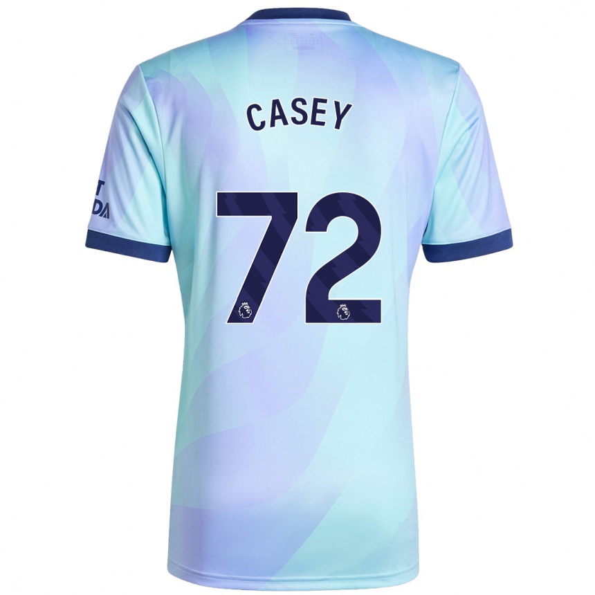 Kinder Fußball Dan Casey #72 Aquamarin Ausweichtrikot Trikot 2024/25 T-Shirt Luxemburg