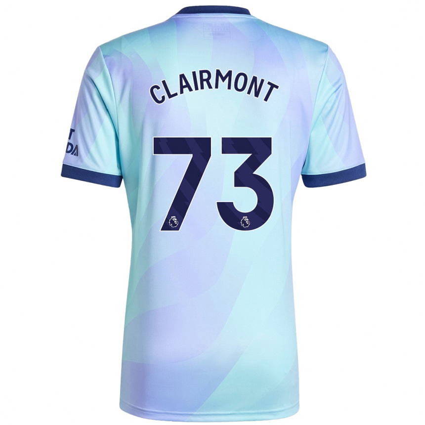 Kinder Fußball Reece Clairmont #73 Aquamarin Ausweichtrikot Trikot 2024/25 T-Shirt Luxemburg