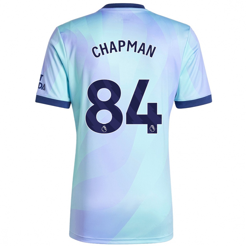 Kinder Fußball Samuel Chapman #84 Aquamarin Ausweichtrikot Trikot 2024/25 T-Shirt Luxemburg