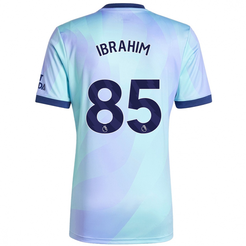 Kinder Fußball Ife Ibrahim #85 Aquamarin Ausweichtrikot Trikot 2024/25 T-Shirt Luxemburg