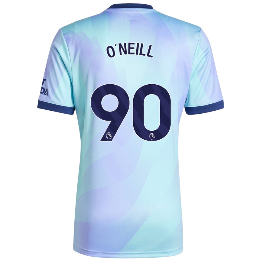 Kinder Fußball Ceadach O'neill #90 Aquamarin Ausweichtrikot Trikot 2024/25 T-Shirt Luxemburg