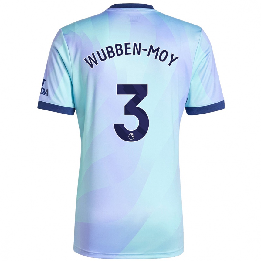 Kinder Fußball Lotte Wubben-Moy #3 Aquamarin Ausweichtrikot Trikot 2024/25 T-Shirt Luxemburg