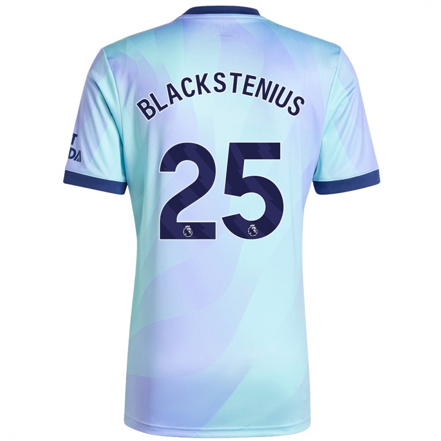 Kinder Fußball Stina Blackstenius #25 Aquamarin Ausweichtrikot Trikot 2024/25 T-Shirt Luxemburg