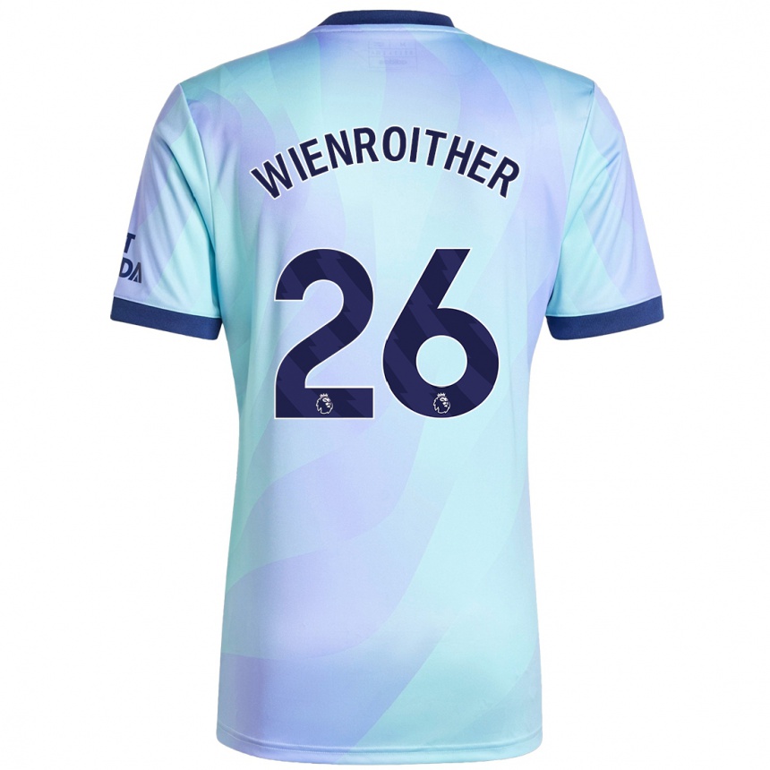 Kinder Fußball Laura Wienroither #26 Aquamarin Ausweichtrikot Trikot 2024/25 T-Shirt Luxemburg