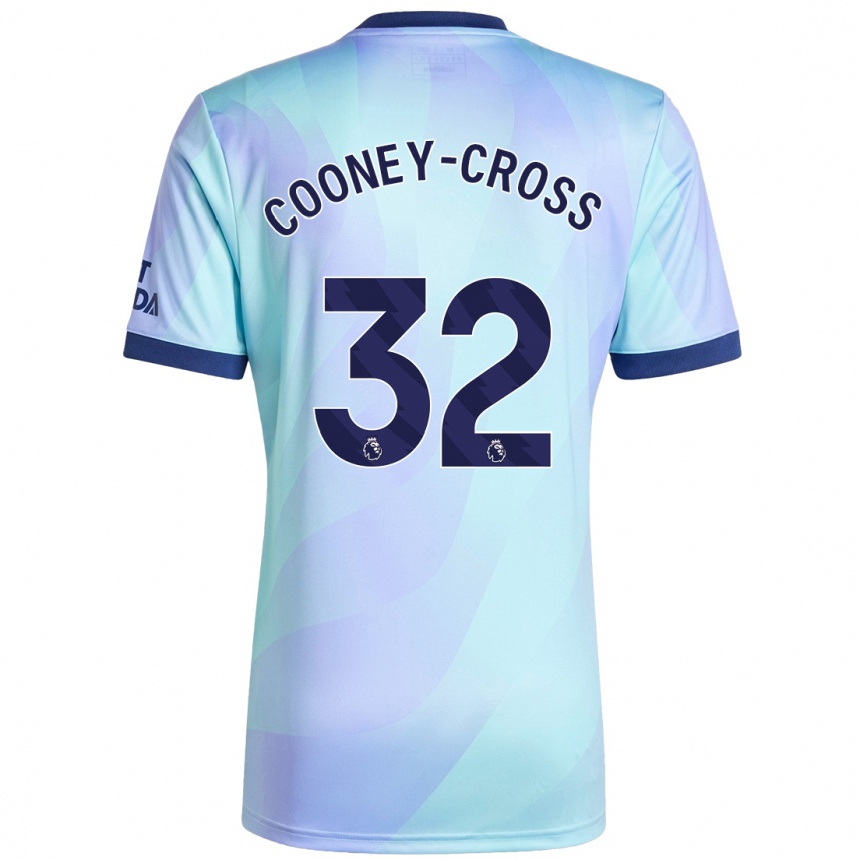 Kinder Fußball Kyra Cooney-Cross #32 Aquamarin Ausweichtrikot Trikot 2024/25 T-Shirt Luxemburg