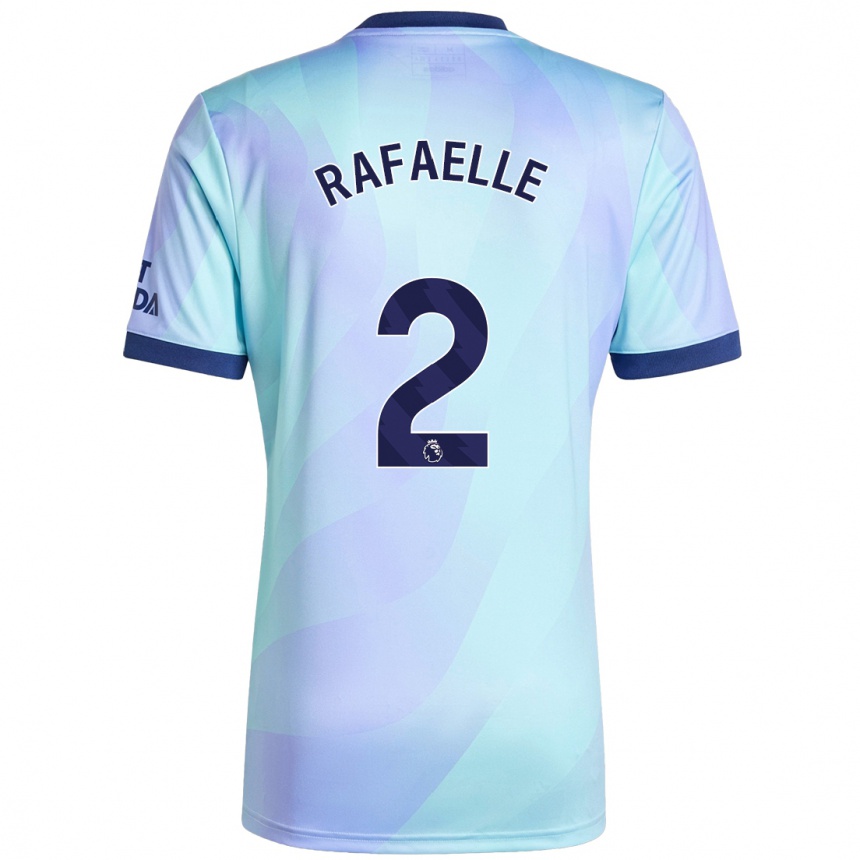 Kinder Fußball Rafaelle Souza #2 Aquamarin Ausweichtrikot Trikot 2024/25 T-Shirt Luxemburg