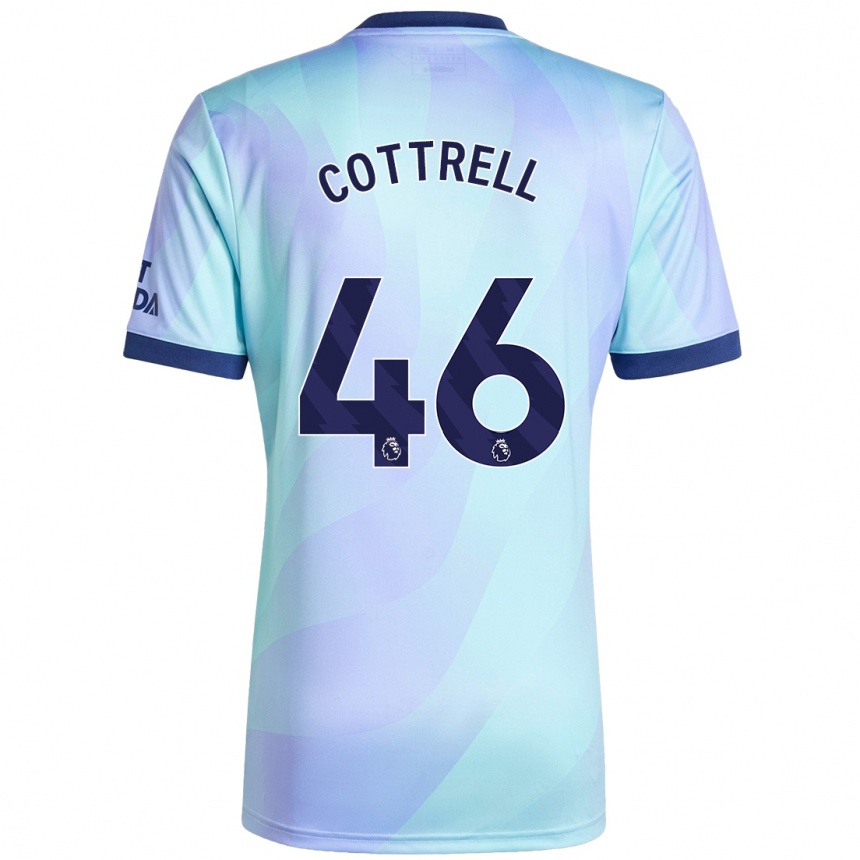 Kinder Fußball Ben Cottrell #46 Aquamarin Ausweichtrikot Trikot 2024/25 T-Shirt Luxemburg