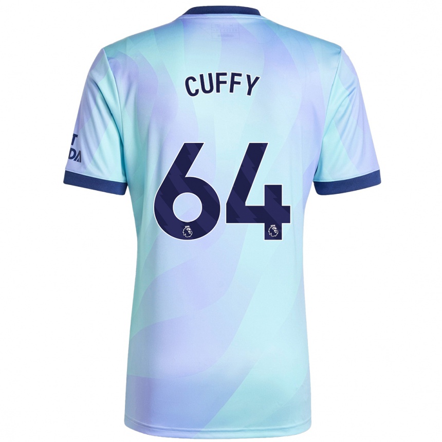 Kinder Fußball Brooke Norton Cuffy #64 Aquamarin Ausweichtrikot Trikot 2024/25 T-Shirt Luxemburg