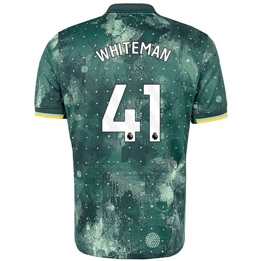 Kinder Fußball Alfie Whiteman #41 Mintgrün Ausweichtrikot Trikot 2024/25 T-Shirt Luxemburg