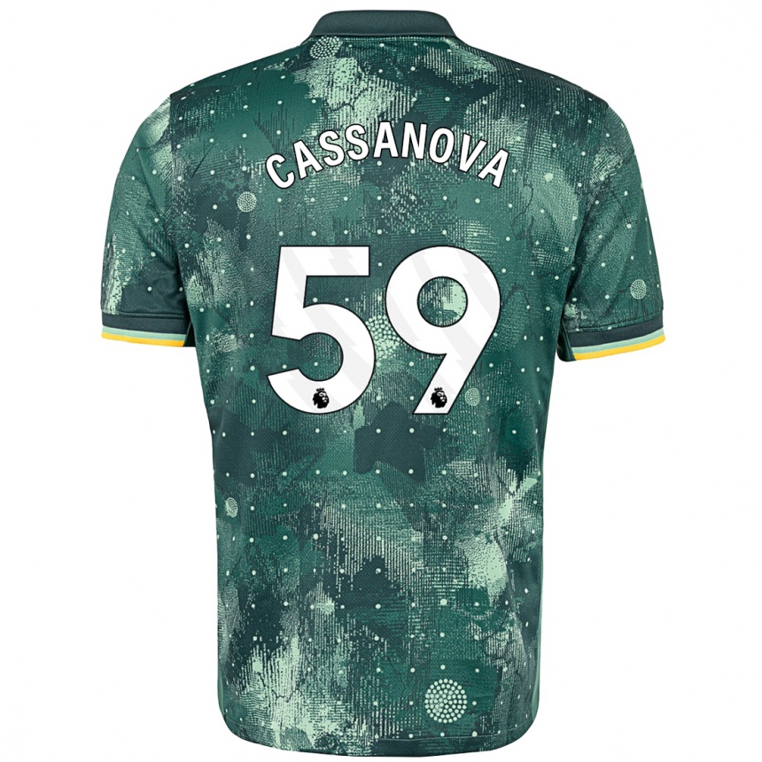 Kinder Fußball Dante Cassanova #59 Mintgrün Ausweichtrikot Trikot 2024/25 T-Shirt Luxemburg