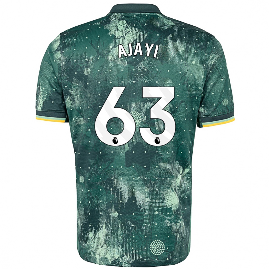 Kinder Fußball Damola Ajayi #63 Mintgrün Ausweichtrikot Trikot 2024/25 T-Shirt Luxemburg