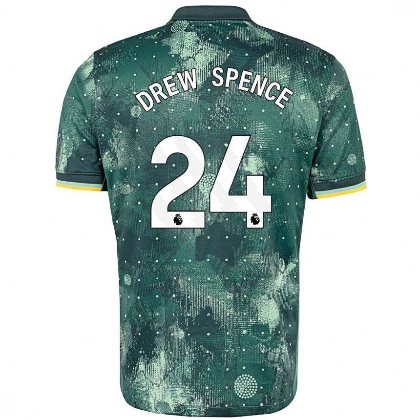 Kinder Fußball Drew Spence #24 Mintgrün Ausweichtrikot Trikot 2024/25 T-Shirt Luxemburg