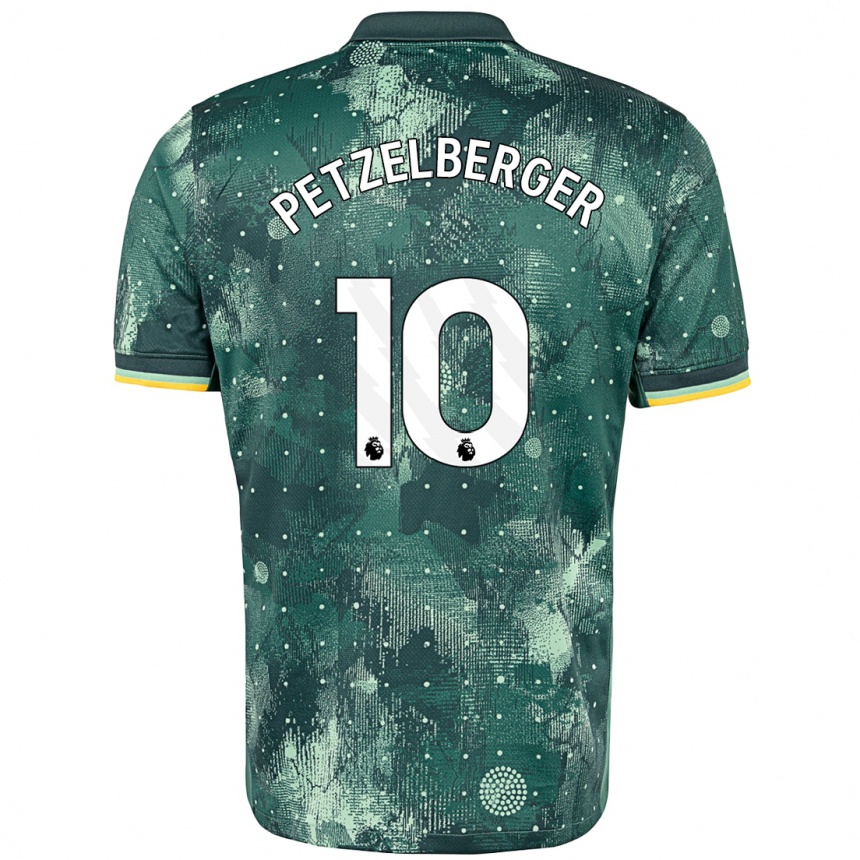 Kinder Fußball Ramona Petzelberger #10 Mintgrün Ausweichtrikot Trikot 2024/25 T-Shirt Luxemburg