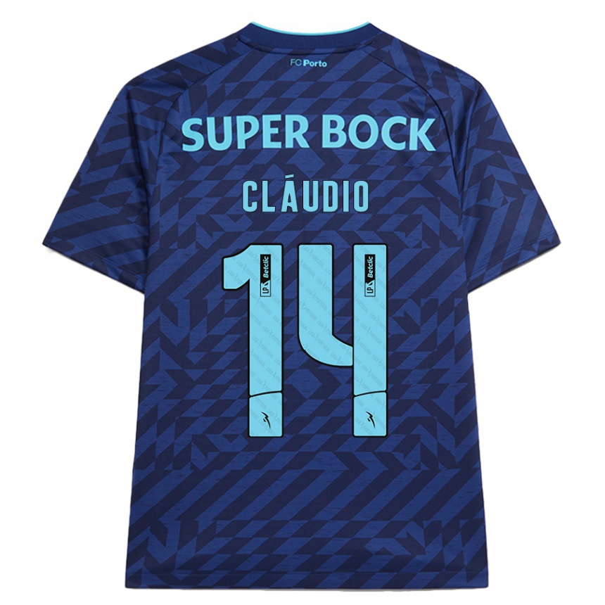 Kinder Fußball Cláudio Ramos #14 Marineblau Ausweichtrikot Trikot 2024/25 T-Shirt Luxemburg