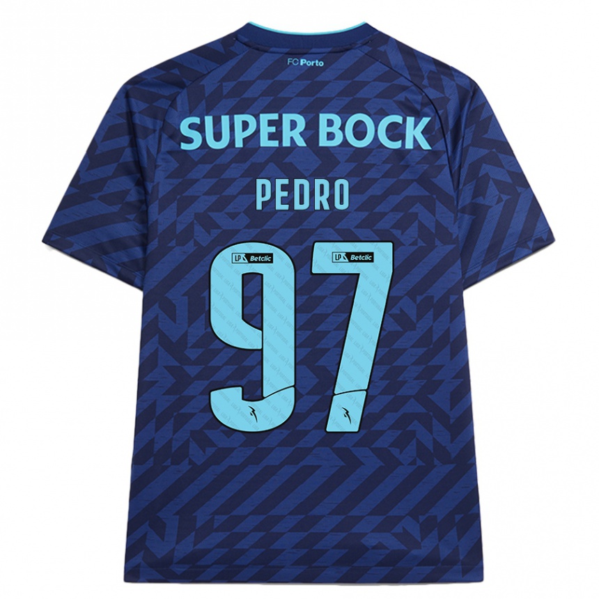 Kinder Fußball Zé Pedro #97 Marineblau Ausweichtrikot Trikot 2024/25 T-Shirt Luxemburg