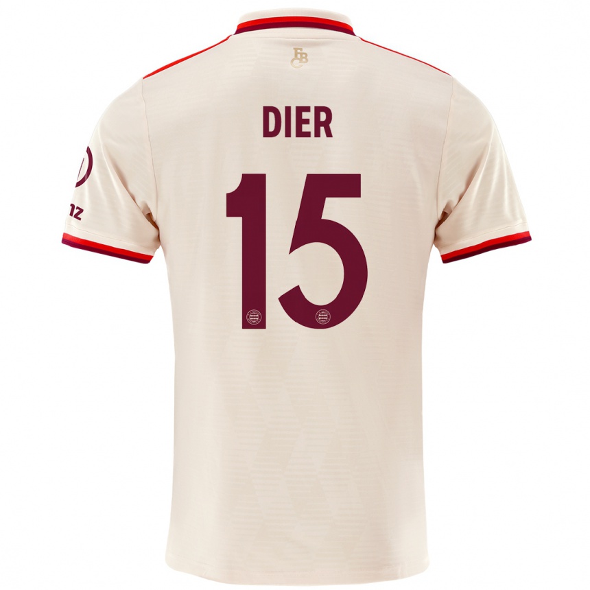 Kinder Fußball Eric Dier #15 Leinen Ausweichtrikot Trikot 2024/25 T-Shirt Luxemburg