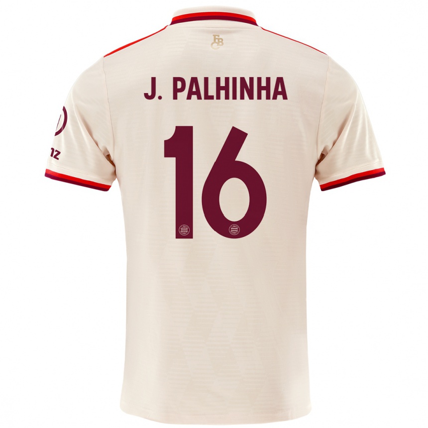 Kinder Fußball João Palhinha #16 Leinen Ausweichtrikot Trikot 2024/25 T-Shirt Luxemburg