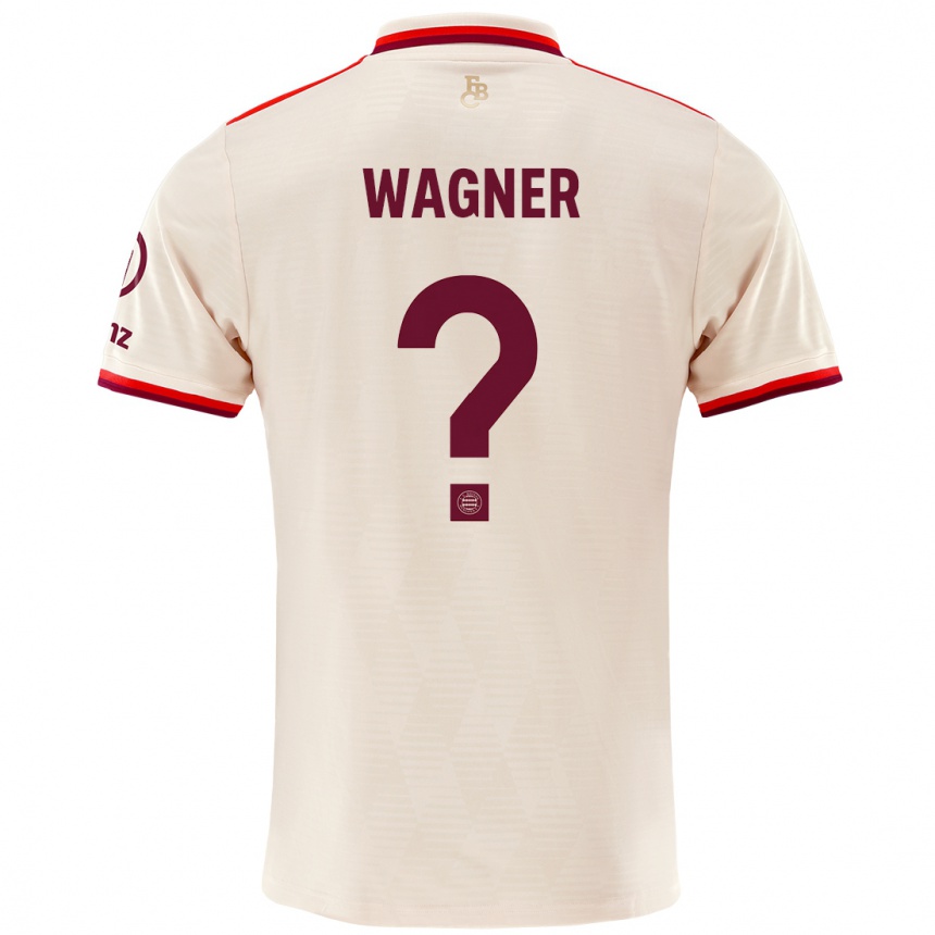 Kinder Fußball Maximilian Wagner #0 Leinen Ausweichtrikot Trikot 2024/25 T-Shirt Luxemburg