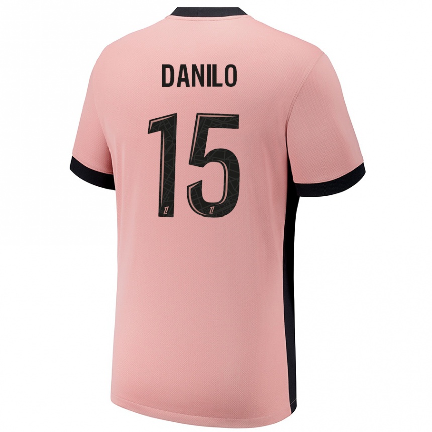 Kinder Fußball Danilo Pereira #15 Rostros Ausweichtrikot Trikot 2024/25 T-Shirt Luxemburg