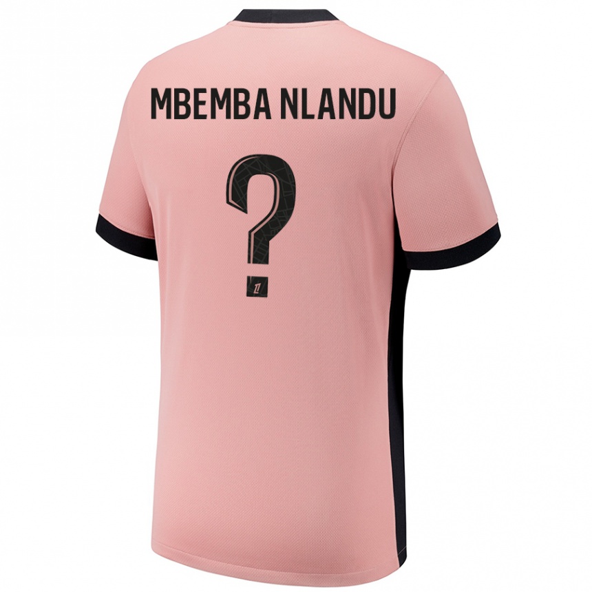 Kinder Fußball Emmanuel Mbemba Nlandu #0 Rostros Ausweichtrikot Trikot 2024/25 T-Shirt Luxemburg