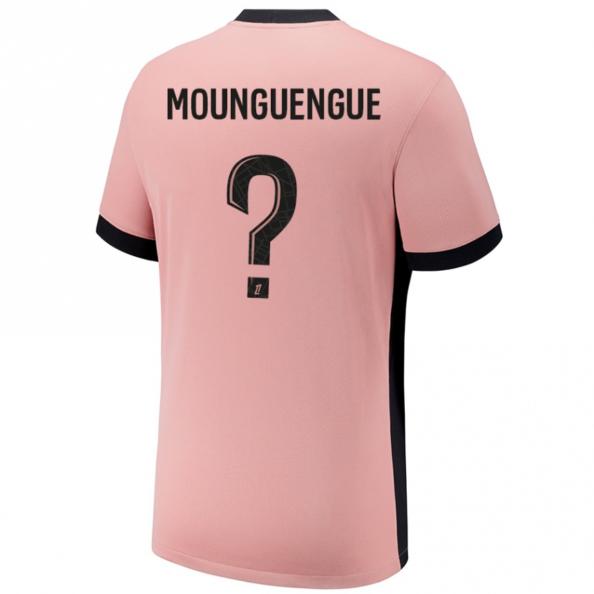 Kinder Fußball Pierre Mounguengue #0 Rostros Ausweichtrikot Trikot 2024/25 T-Shirt Luxemburg