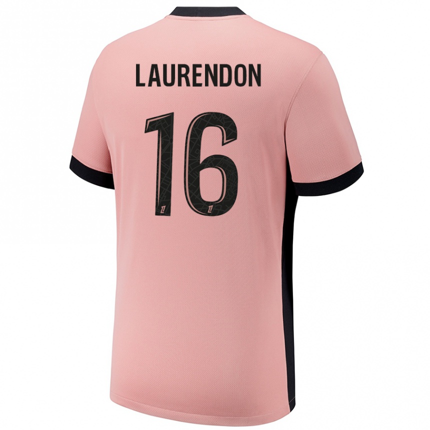 Kinder Fußball Bilal Laurendon #16 Rostros Ausweichtrikot Trikot 2024/25 T-Shirt Luxemburg