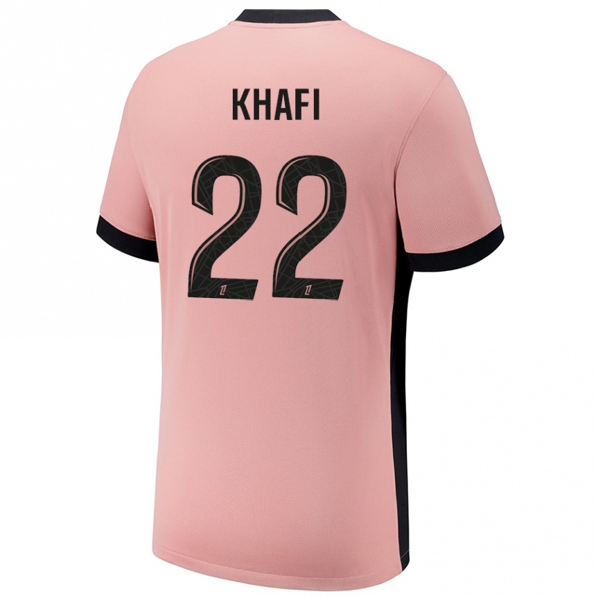 Kinder Fußball Yanis Khafi #22 Rostros Ausweichtrikot Trikot 2024/25 T-Shirt Luxemburg