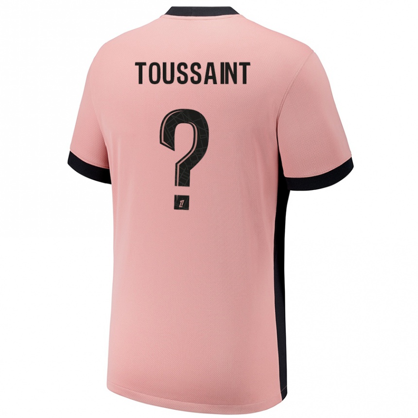 Kinder Fußball Oceane Toussaint #0 Rostros Ausweichtrikot Trikot 2024/25 T-Shirt Luxemburg