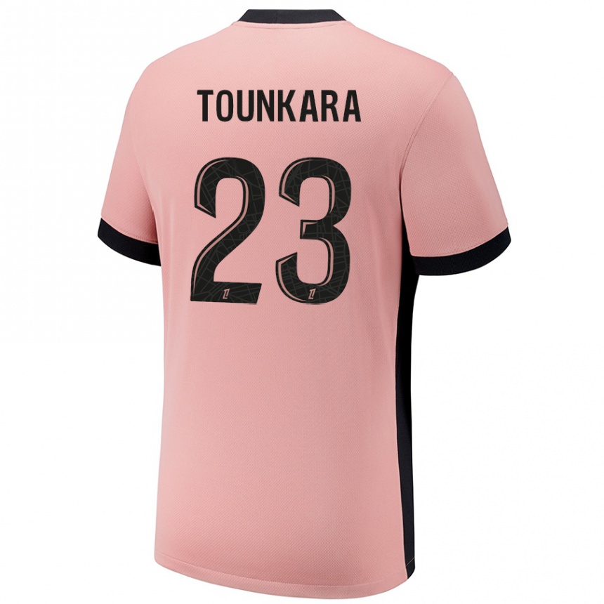 Kinder Fußball Aïssatou Tounkara #23 Rostros Ausweichtrikot Trikot 2024/25 T-Shirt Luxemburg